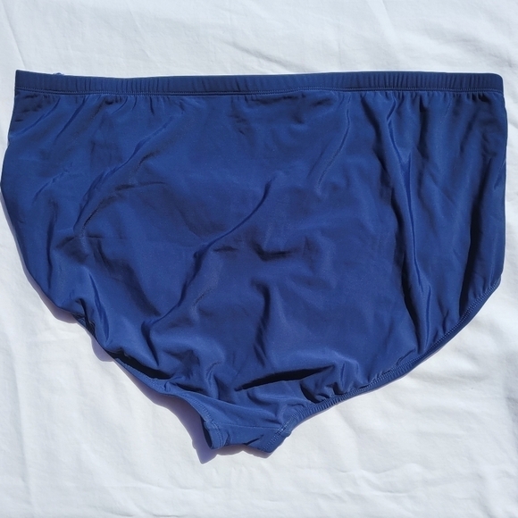 SONNET Shores Navy Blue High Waiste Bikini Swimsuit Bottoms - Picture 3 of 4